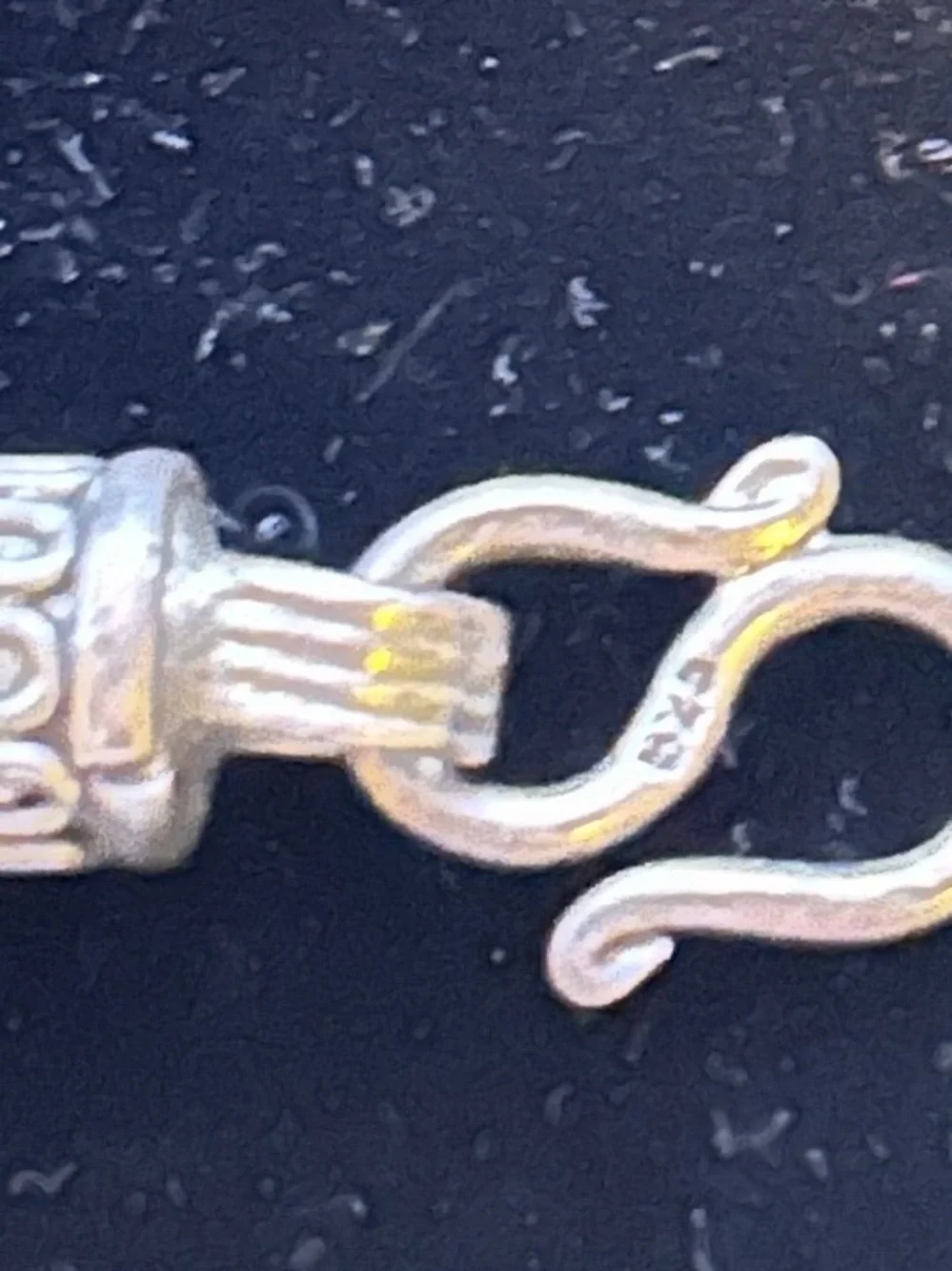 Sterling Silver Braided Woven Bracelet – 37.76g. Marked 925 on clasp